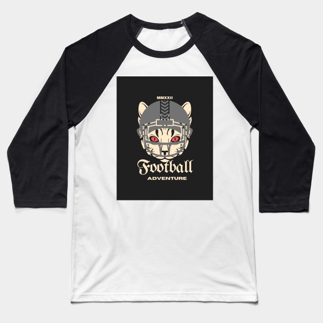 Le Cats Volume.1 Black Design Baseball T-Shirt by SuaVestimenta